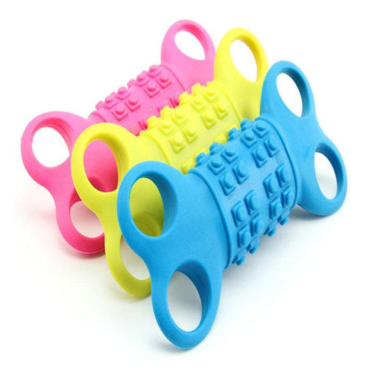 Durable Eco-Friendly Dog Bone Biting Toy-0