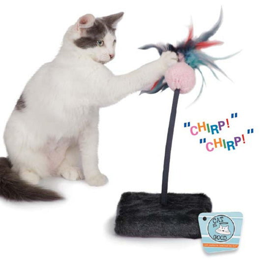 Chirping Teaser Toy for Cats by Cat Is Good-0
